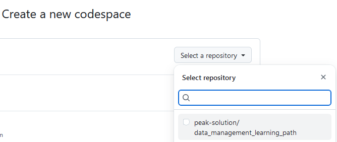 Peak Repo in Codespaces