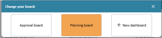 Switch dashboard