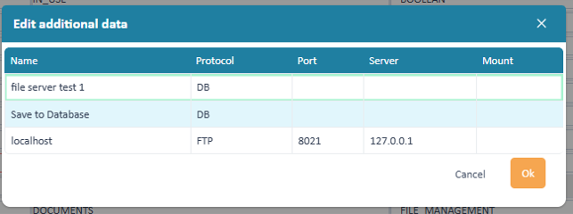 File management field