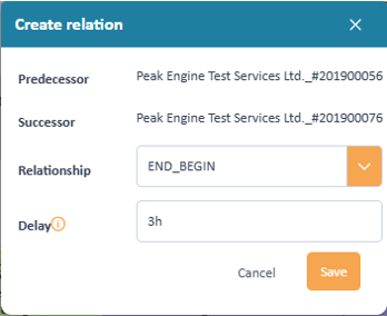 Edit the relationship