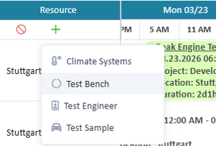 Add resource choose type