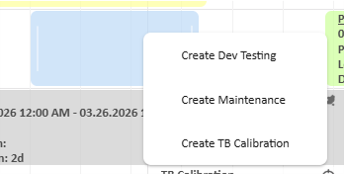 Select activity type