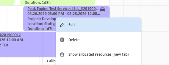 Start editing an activity