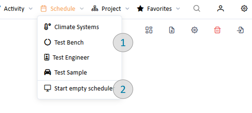 Starting the resource scheduler